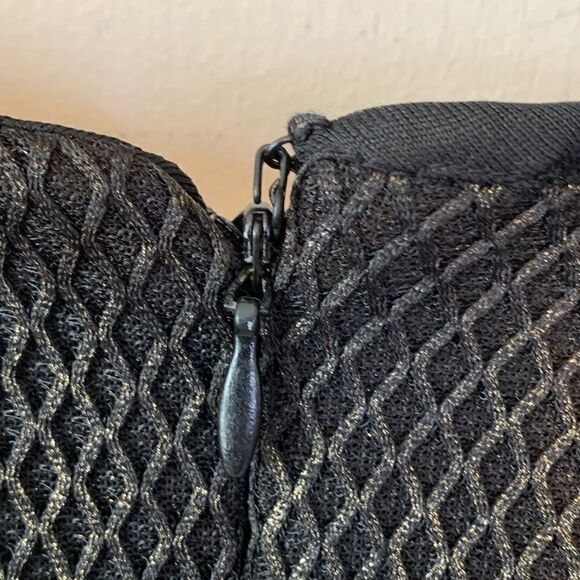 Julia Jordan Black Mesh Party Dress Size 16‎ - Picture 6 of 12